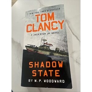 Tom Clancy Shadow State Jack Ryan Jr Novel by MP Woodward Paperback Thriller